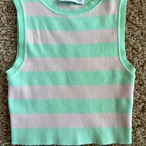 Zara knit crop top